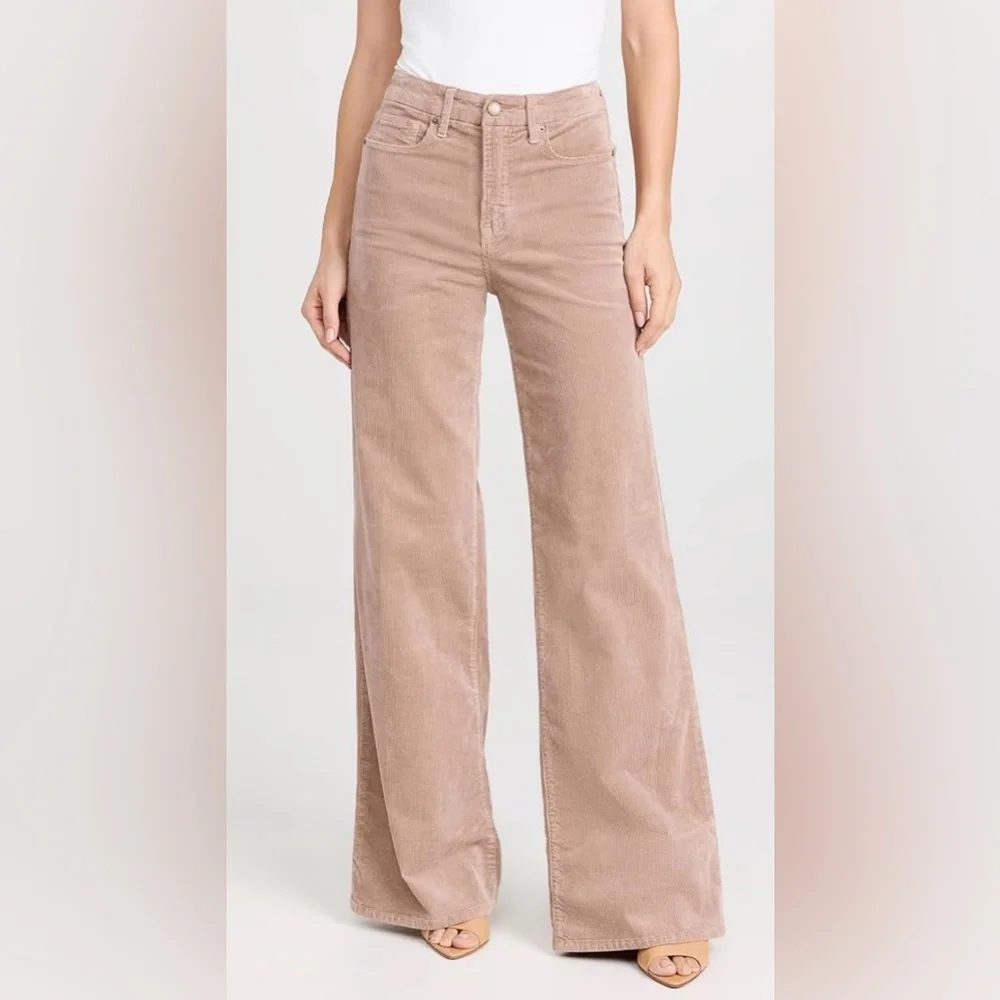 Good American brown wide leg corduroy pants- Size 10 - Picture 1 of 4